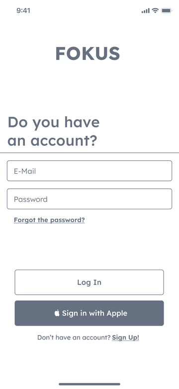 Lo-fi log in screen