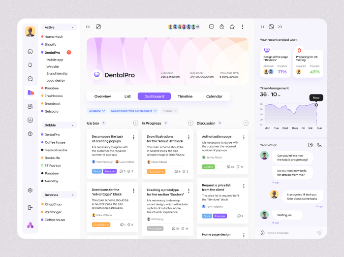 Moodboard reference interface