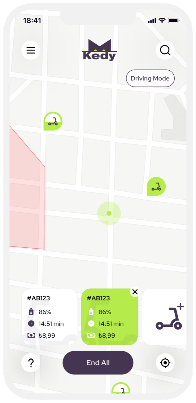 Riding with two scooters and End All